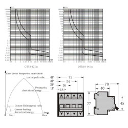 10A - TOMZN MCB DC 2P 600V C10 10A Circuit Breaker Solar Panel Surya
